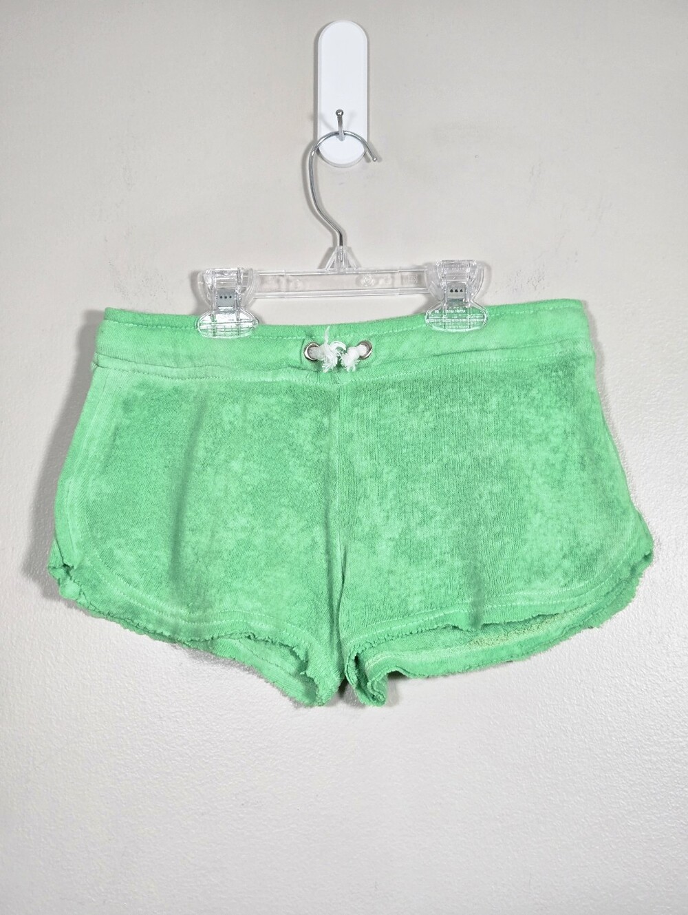 💚 Vintage Havana Kids Neon Green Athletic Shorts, Size 10-12* ~ GUC